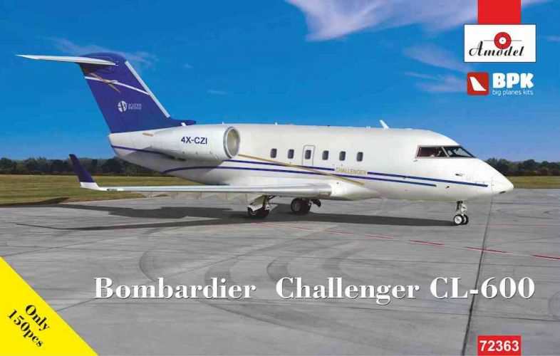 A MODEL 1/72 72363 BOMBARDIER CL-600 CHALLENGER 