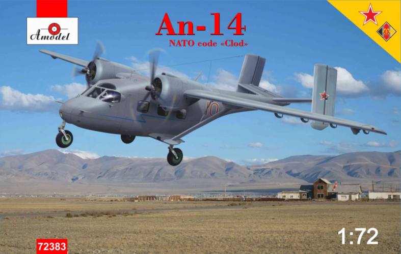 A MODEL 1/72 72383 ANTONOV AN-14 NATO CODE CLOD