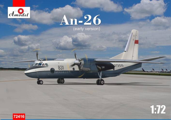 A MODEL 1/72 72416 ANTONOV AN-26 EARLY VERSION