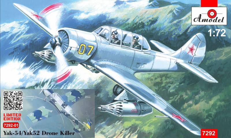 A MODEL 1/72 7292-01 YAK-54/ YAK-52 DRONE KILLER