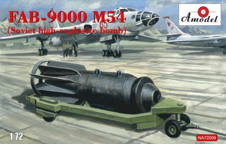 A MODEL 1/72 72009 FAB-9000 M54 SOVIET HIGH-EXPLOSIVE BOMB