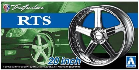AOSHIMA 1/24 05370 TRAFFICSTAR RTS 20 INCH WHEELS
