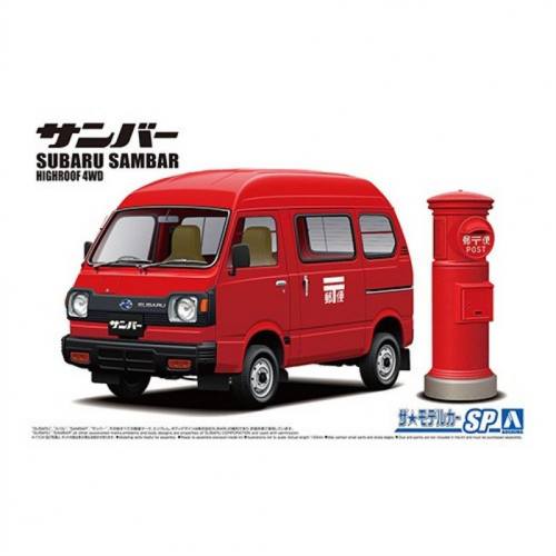 AOSHIMA 1/24 05998 SUBARU SAMBAR HIGHROOF 4WD 