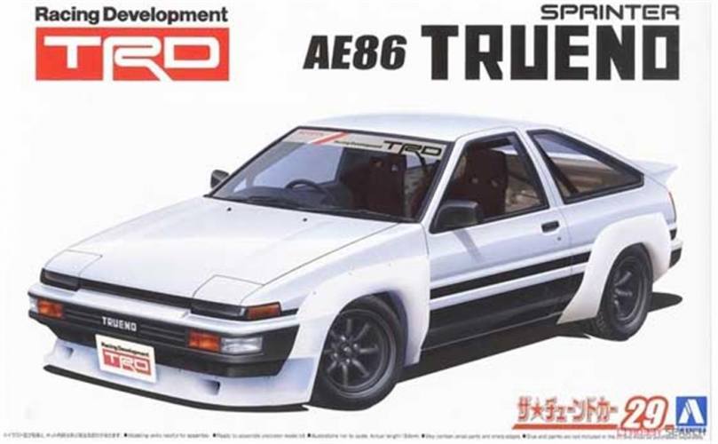 AOSHIMA 1/24 05896 TRD TOYOTA TRUENO AE86  85