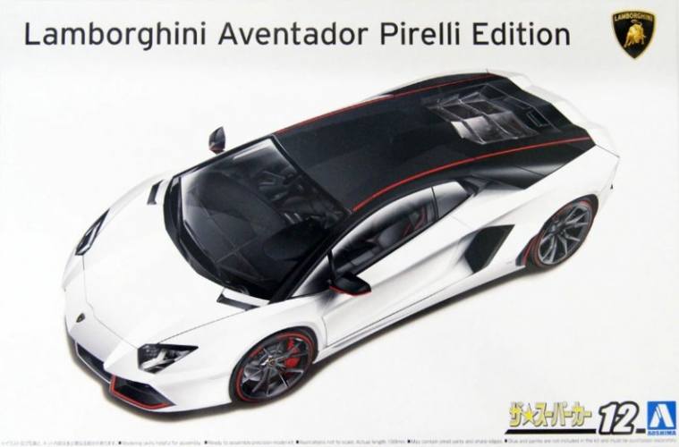 AOSHIMA 1/24 06121  14 LAMBORGHINI AVENTADOR PIRELLI EDITION