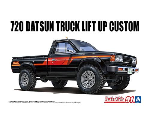 AOSHIMA 1/24 06850 DATSUN 720 TRUCK LIFT UP CUSTOM 1982