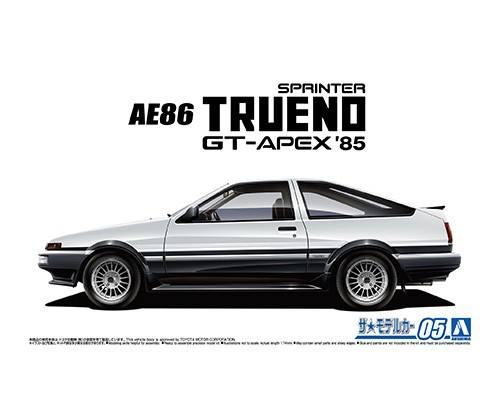 AOSHIMA 1/24 06141 TOYOTA SPRINTER AE86 TRUENO GT-APEX 85