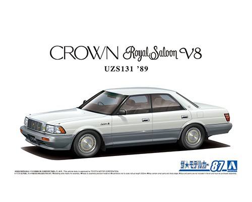 AOSHIMA 1/24 06171 TOYOTA UZS131 CROWN ROYAL SALOON V8