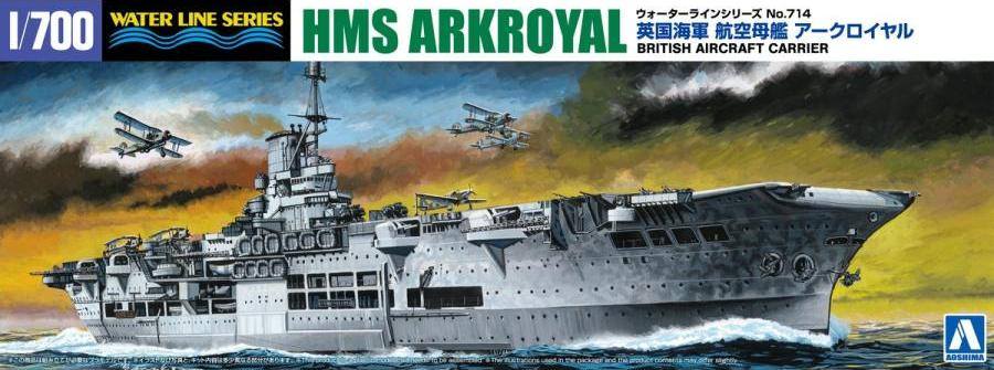 AOSHIMA 1/700 06974 BRITISH AIRCRAFT CARRIER HMS ARK ROYAL