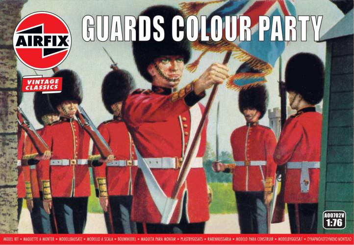 AIRFIX 1/76 00702V VINTAGE CLASSICS GUARDS COLOUR PARTY