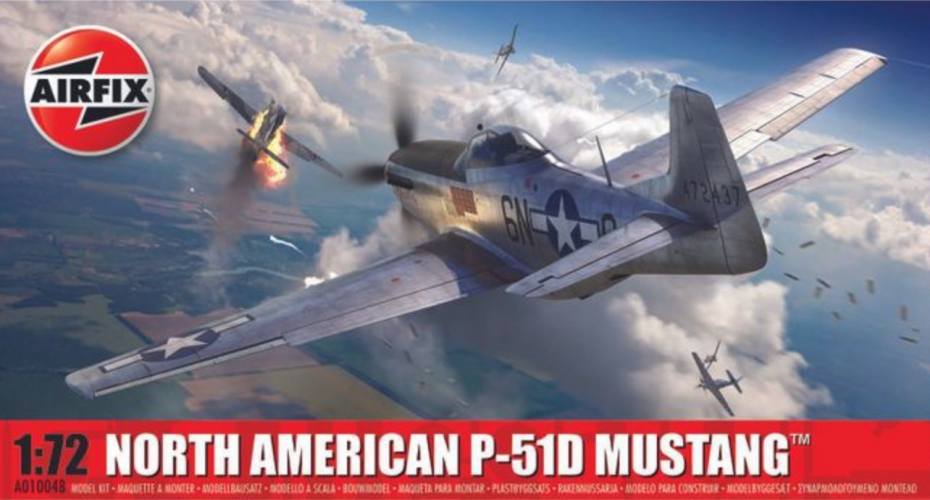 AIRFIX 1/72 A01004B NORTH AMERICAN P-51D MUSTANG