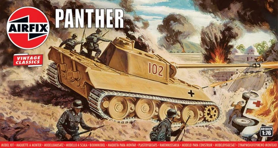 AIRFIX 1/76 A01302V VINTAGE CLASSICS PANTHER TANK