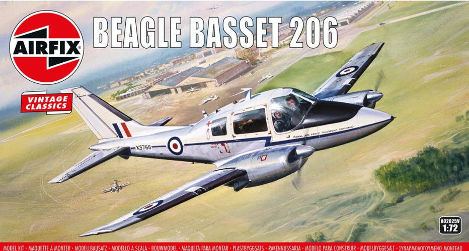 AIRFIX 1/72 A02025V VINTAGE CLASSICS BEAGLE BASSET 206
