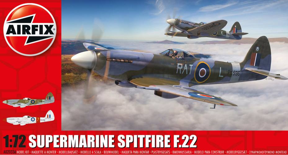 AIRFIX 1/72 02033A SUPERMARINE SPITFIRE F MK.22