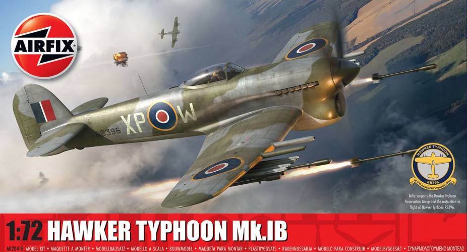 AIRFIX 1/72 02041B HAWKER TYPHOON MK.IB