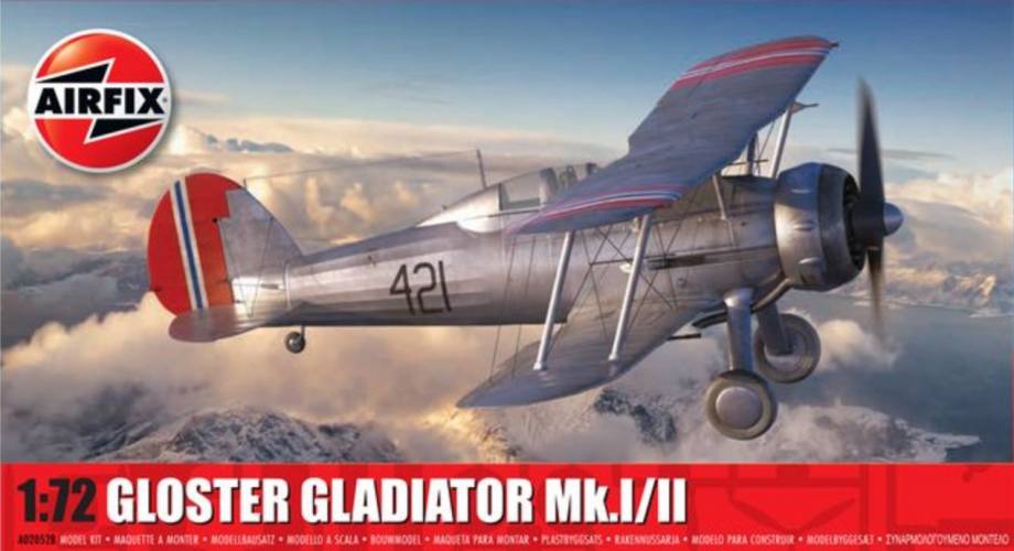 AIRFIX 1/72 02052B GLOSTER GLADIATOR MK.I/II