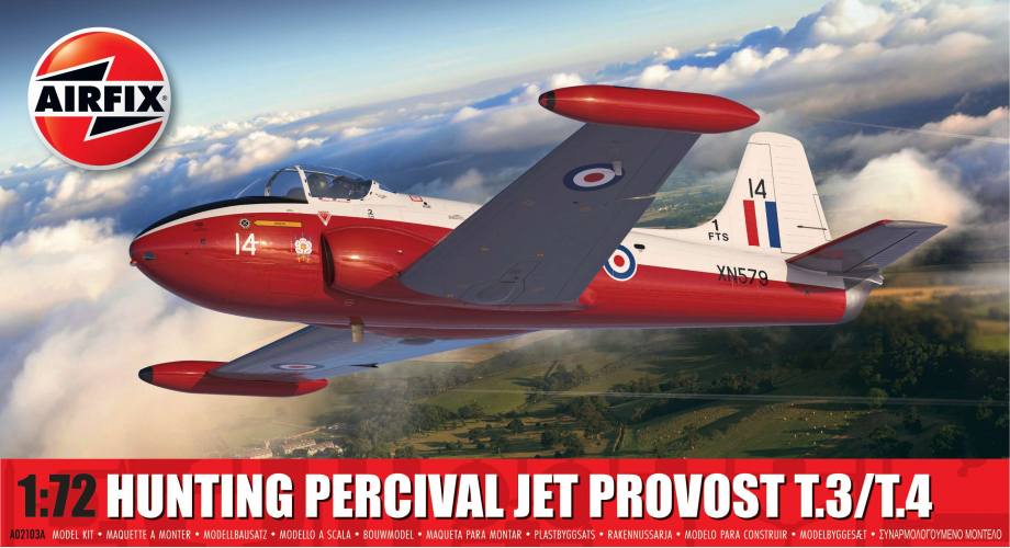 AIRFIX 1/72 02103A HUNTING PERCIVAL JET PROVOST T.3/T.4