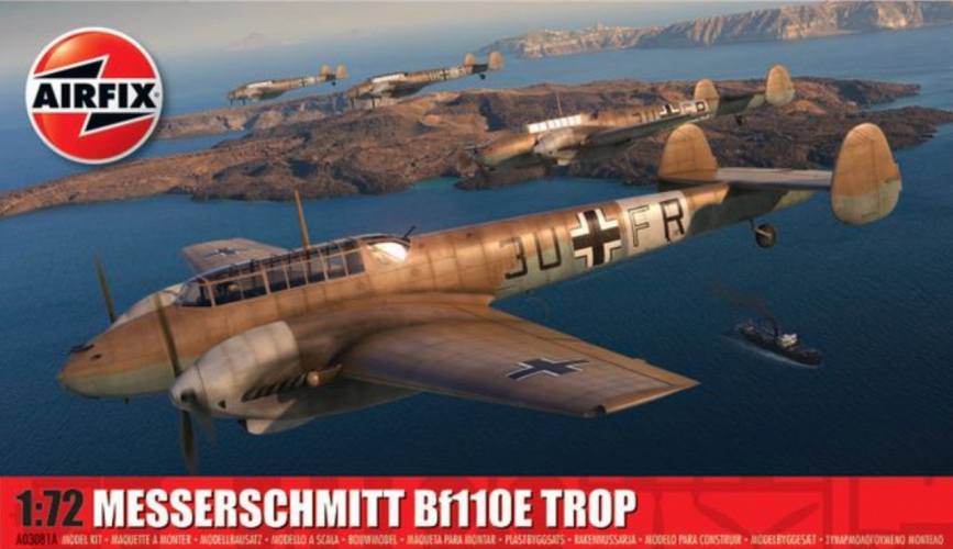 AIRFIX 1/72 03081A MESSERSCHMITT BF110E TROP