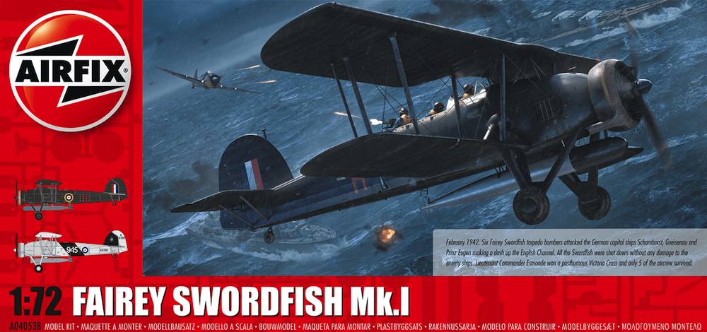 AIRFIX 1/72 04053B FAIREY SWORDFISH MK.I