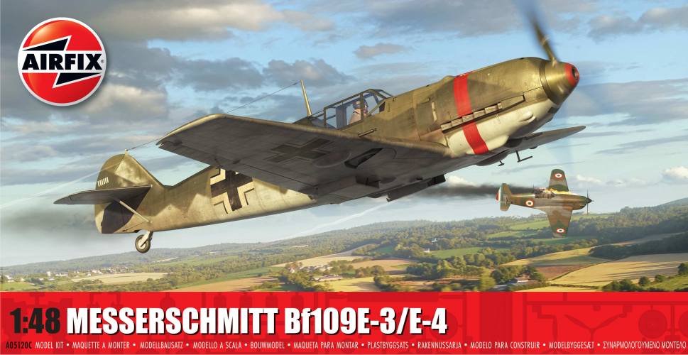 AIRFIX 1/48 A05120C MESSERSCHMITT BF109E-3/E-4