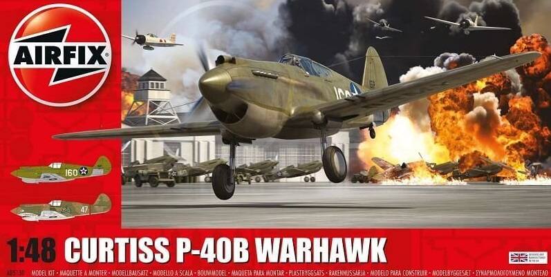 AIRFIX 1/48 05130A CURTISS P-40B WARHAWK