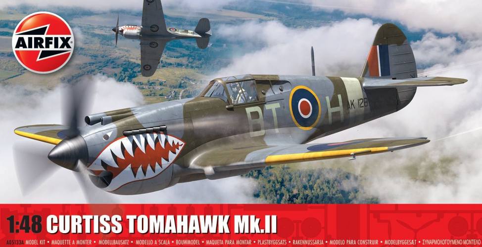 AIRFIX 1/48 A05133A CURTISS TOMAHAWK MK.II