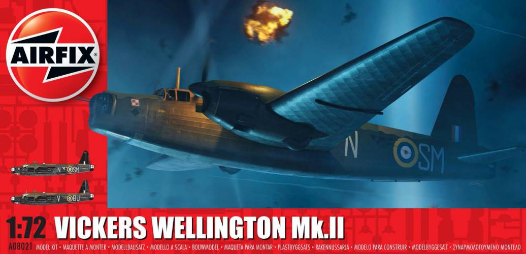AIRFIX 1/72 08021 VICKERS WELLINGTON MK.II