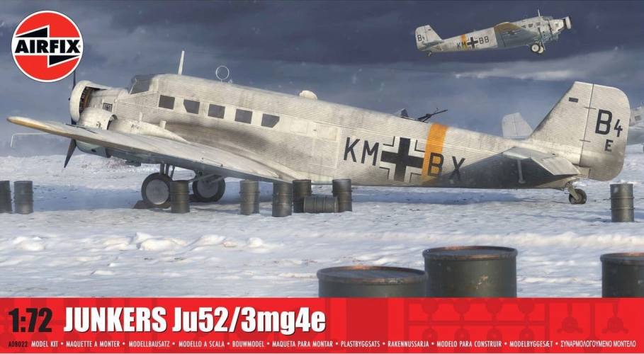 AIRFIX 1/72 08022 JUNKERS JU52/3MG4E