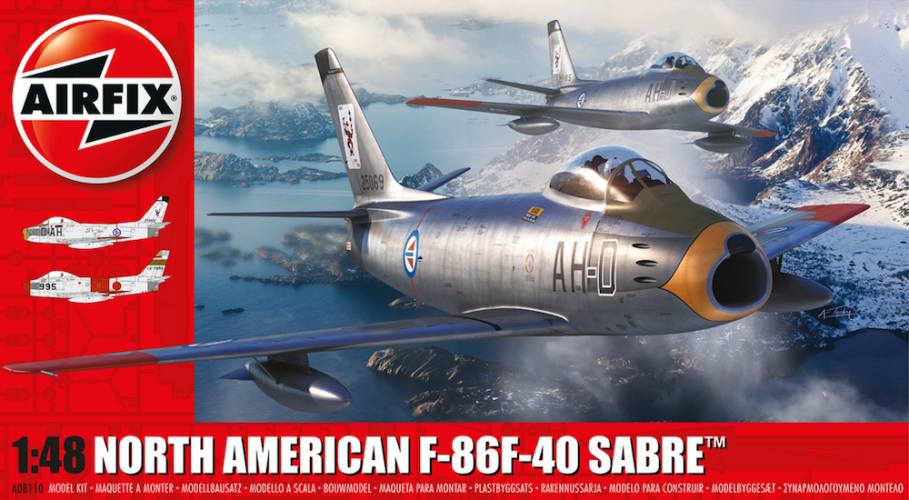 AIRFIX 1/48 08110 NORTH AMERICAN F-86F-40 SABRE
