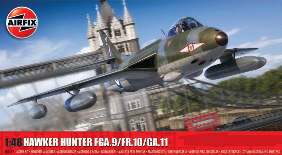 AIRFIX 1/48 09192 HAWKER HUNTER FGA.9/FR.10/GA.11