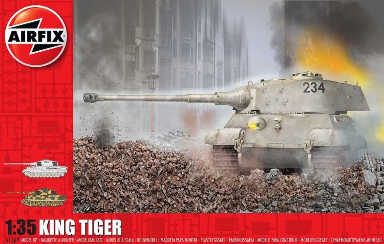 AIRFIX 1/35 1369 PZ.KPFW.VI KING TIGER I