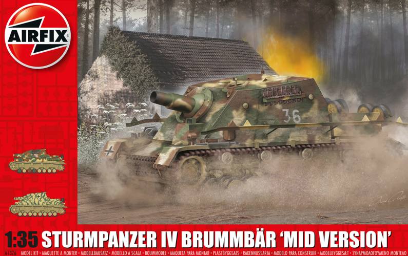 AIRFIX 1/35 1376 STURMPANZER IV BRUMMBAR MID VERSION 