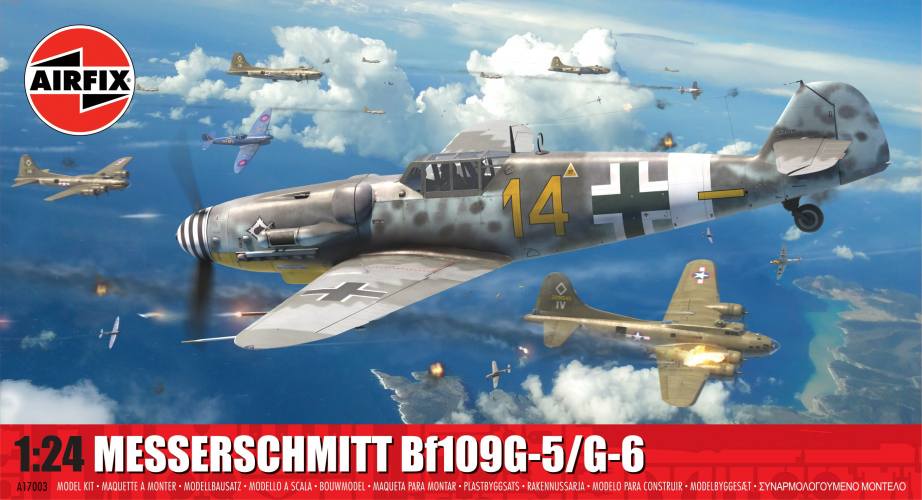 AIRFIX 1/24 A17003 MESSERSCHMITT BF-109G-5/G-6