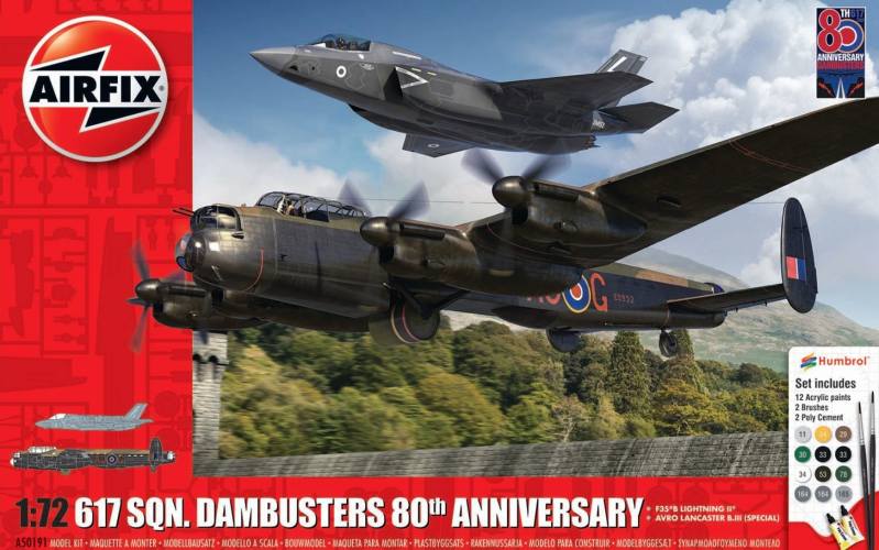 AIRFIX 1/72 50191 617 SQN DAMBUSTERS 80TH ANNIVERSARY