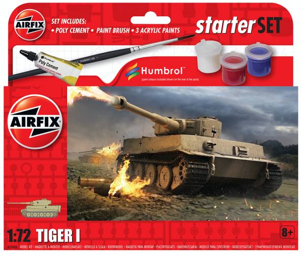 AIRFIX 1/72 55004 TIGER I STARTER SET