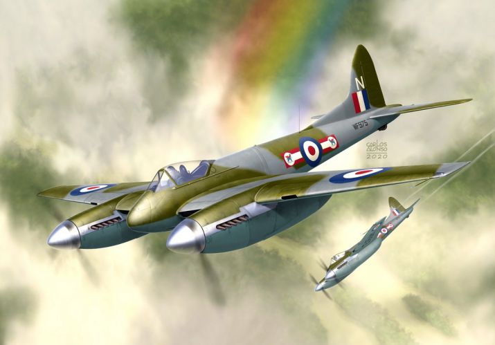 AZ MODEL 1/72 7654 DE HAVILLAND DH-103 HORNET FR MK.4