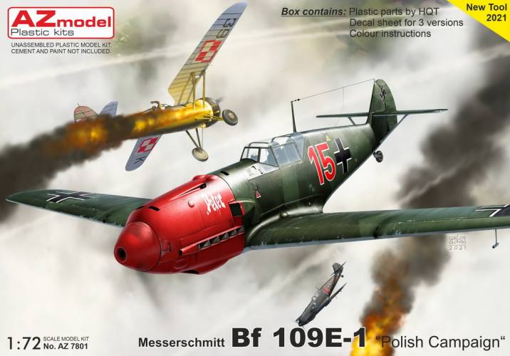 AZ MODEL 1/72 7801 MESSERSCHMITT BF 109E-1 POLISH CAMPAIGN