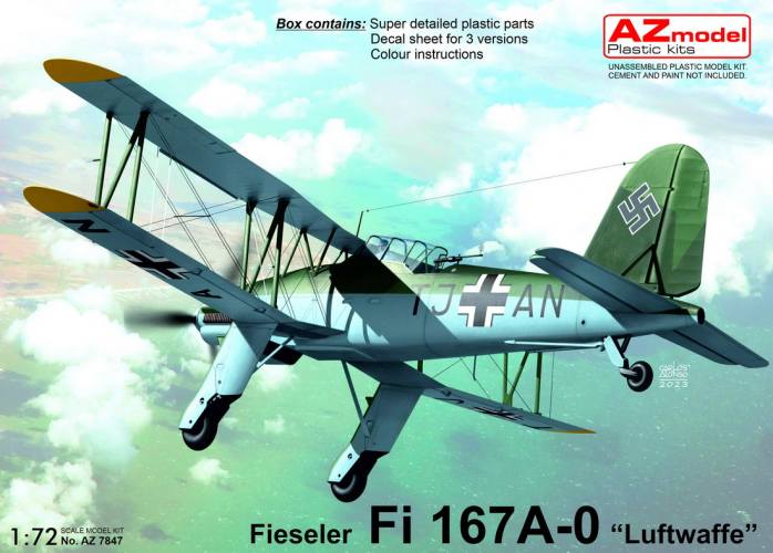 AZ MODEL 1/72 7847 FIESELER FI 167 A-0 LUFTWAFFE