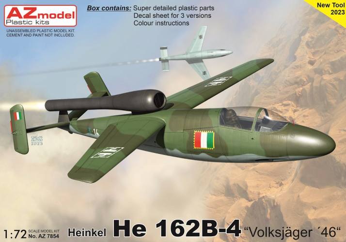 AZ MODEL 1/72 7854 HEINKEL HE 162B-4 VOLKSJAGER 46
