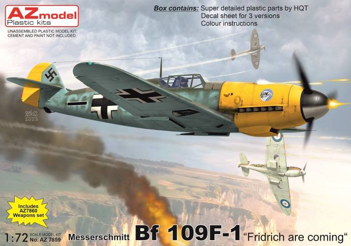 AZ MODEL 1/72 7859 MESSERSCHMITT BF 110F-1 FRIDRICH ARE COMING
