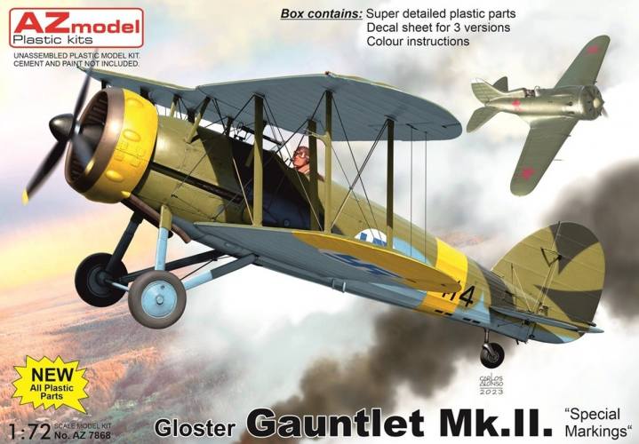 AZ MODEL 1/72 7868 GLOSTER GAUNTLET MK.II