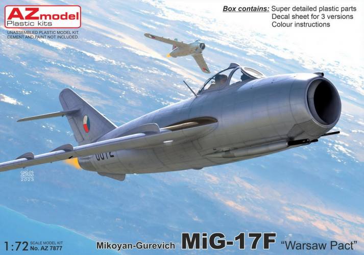 AZ MODEL 1/72 7877 MIG-17F WARSAW PACT