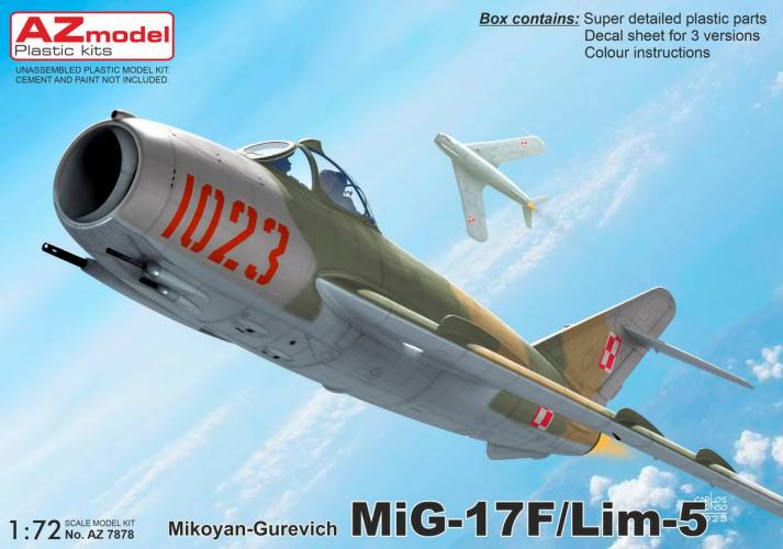 AZ MODEL 1/72 7878 MIG-17F/ LIM-5