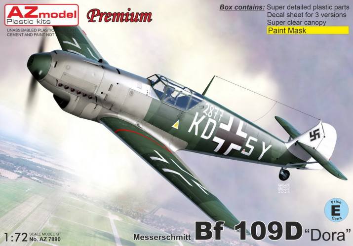  1/72 7890 MESSERSCHMITT BF 109D DORA PREMIUM EDITION