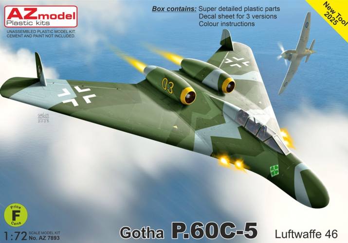 AZ MODEL 1/72 7893 GOTHA P.60C-5 LUFTWAFFE 46
