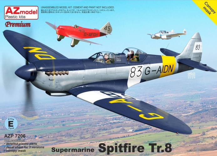 AZ MODEL 1/72 AZP7206 SUPERMARINE SPITFIRE TR.8 