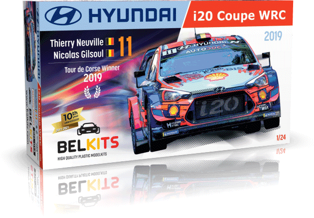 BELKITS 1/24 014 HYUNDAI I20 COUPE WRC