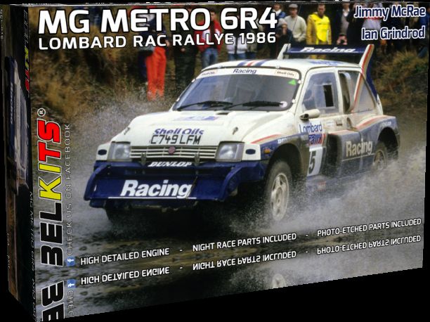 BELKITS 1/24 BEL-016 MG METRO 6R4 LOMBARD RAC RALLY 1986  J.McRae / I.Grindrod   