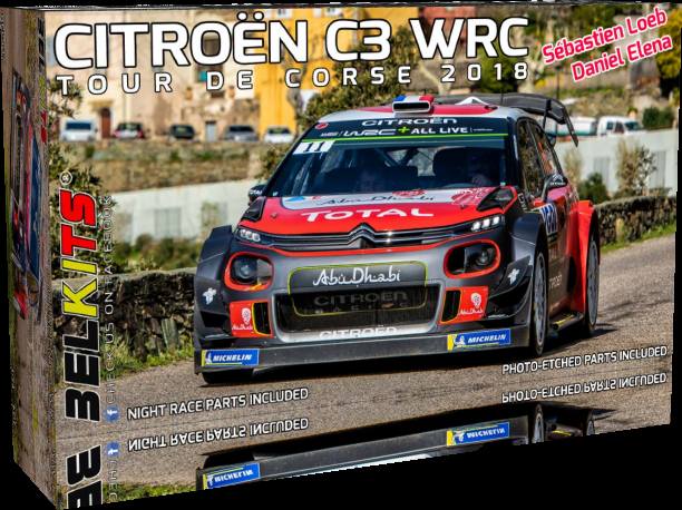 BELKITS 1/24  017 CITROEN C3 WRC 2018 