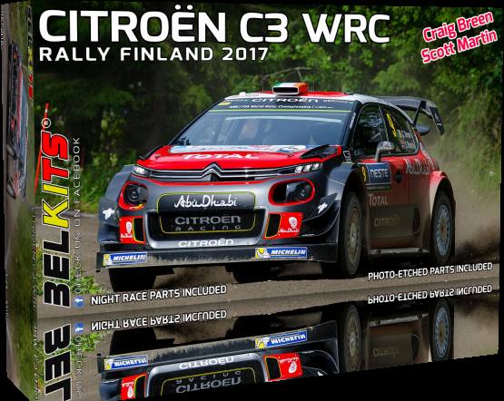 BELKITS 1/24 018 CITROEN C3 WRC 2017